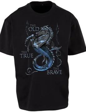 T-Shirt - House of the Dragon - The Old The True The Brave - M bis 3XL - Größe M - schwarz - Lizenzierter Fanartikel - Unisex - unisex - Game of Thrones - FashionsVida