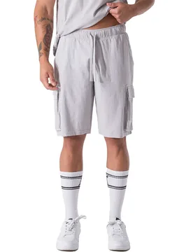 Short Slub Heavy Dye Plaster Gesso L - Everlast - FashionsVida