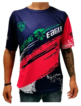 Flying T-shirt à Manches Courtes Lilac / Pink / Green XS - Eagle - FashionsVida