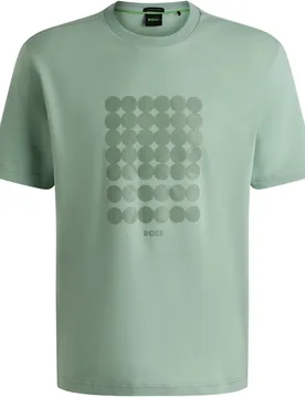 HUGO T-Shirt Print Striped C, gruen 3xl - BOSS - FashionsVida