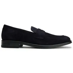 Mens Pierce Shoes - Blue Suede - Size Uk 9