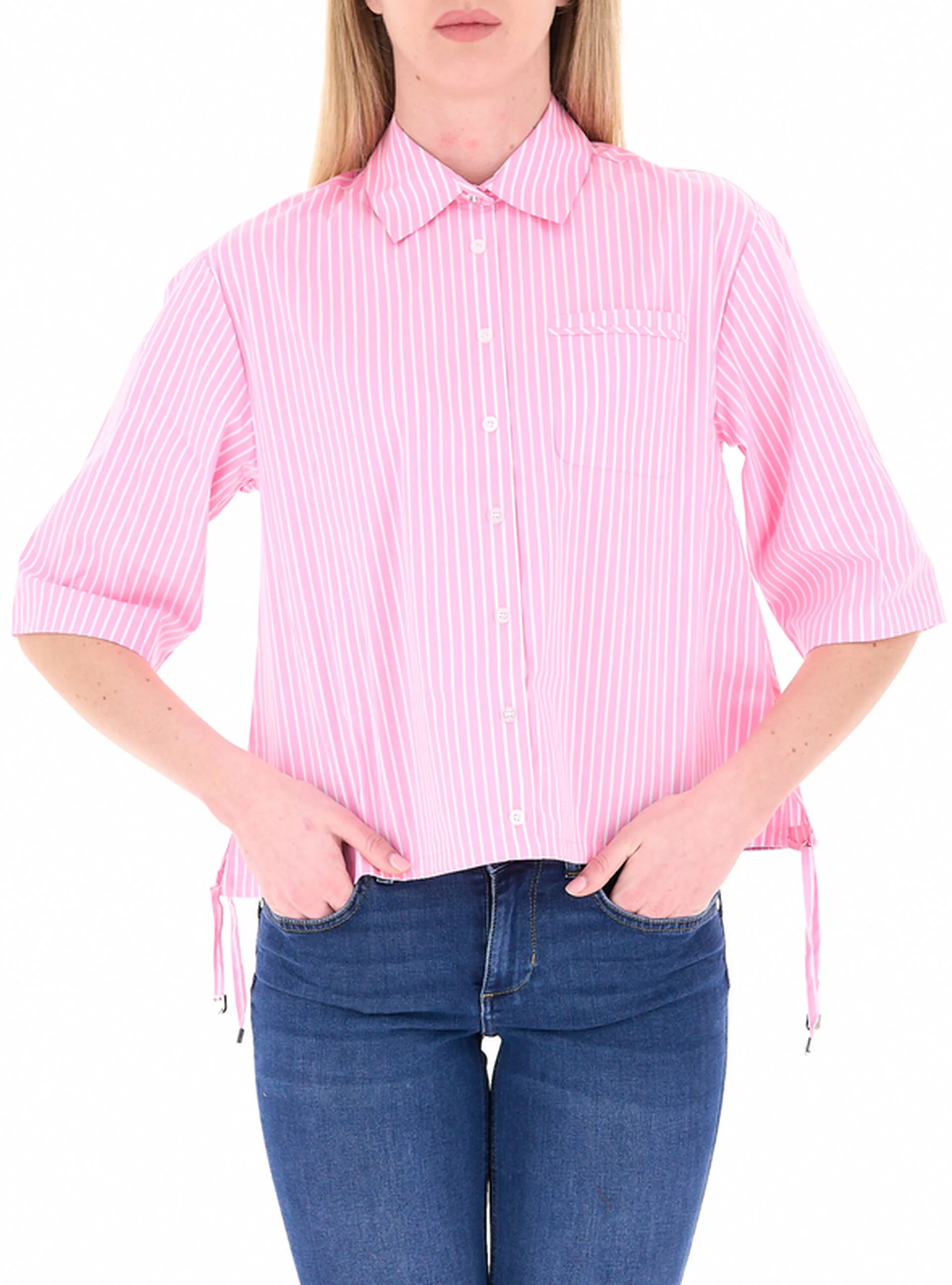 Camicia misto cotone LIU JEANS ROSA 40 - Liu jo - FashionsVida