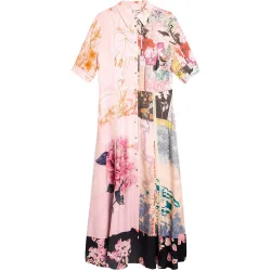 Desigual - Vestido largo estampado
