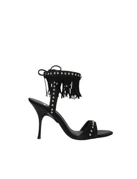 Sandalo tacco 10cm Donna con frange e borchie - Marc Ellis - FashionsVida