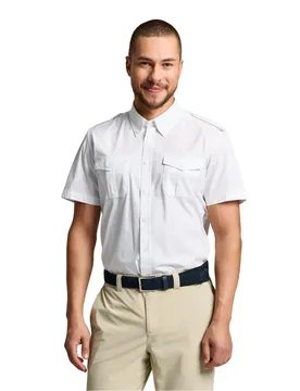 Deck Yacht Short Sleeve Shirt Bright White XL Men - SLAM - FashionsVida