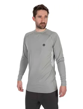Protective Uv Long Sleeve T-shirt Silver S Men - Matrix Fishing - FashionsVida