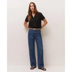 Camisa de mujer con tintura y manga corta