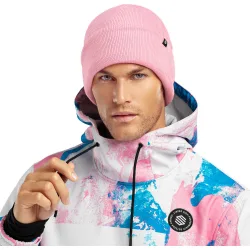 Gorro de invierno Snowflake Pink