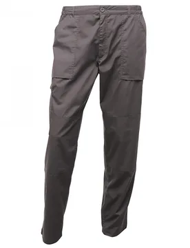 Mens Workwear Action Trouser (Water Repellent) - Grey - Size 28w/32l - Regatta - FashionsVida