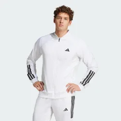 Giacca da tennis Club 3-Stripes Knitted S White