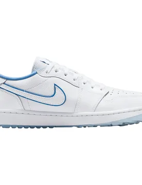 Golf Golfschuhe Herren Air Jordan 1 Low G, weiß/silber/blau 42_5 - Nike - FashionsVida