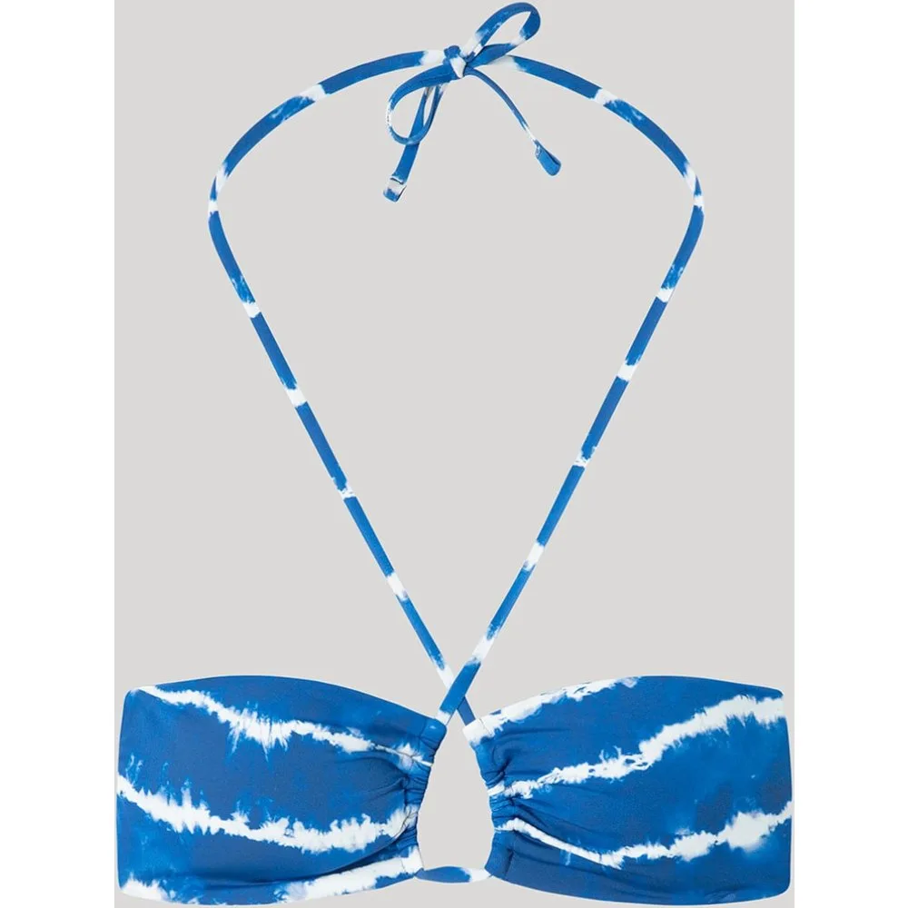 Top bikini bandeau sin aro y foam extraíble - Gisela - FashionsVida