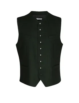 Gilet traditionnel VOITL 5 vert foncé 48 - Grasegger - FashionsVida