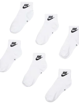 Pack Ankle Unisex Socken - Weiß - Größe 38 - 42 White 38 - 42 - Nike - FashionsVida