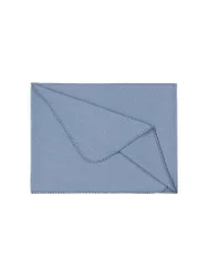 Wolldecke SOPHIA 145x190cm Karibik bleu clair
