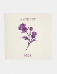 Scottish Thistle Gift Card No Colour