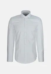 Slim Business Hemd Gestreift Grau 40