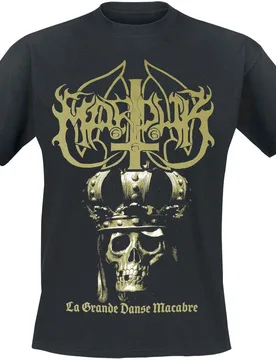 T-Shirt - La grande danse macabre - S bis XXL - für Männer - Größe XXL - schwarz - Lizenziertes Merchandise! - Männer - male - Marduk - FashionsVida