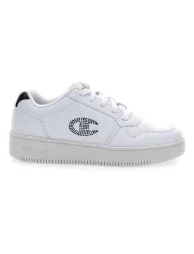 Sneakers bianche con platform e logo glitter Rd18 Platform Glitter G Gs 36 - Champion - FashionsVida