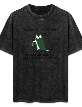 Make my way out of here (text) T-Shirt Durable Work Wear T-Shirt - Aliexpress - FashionsVida