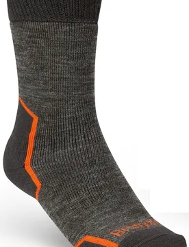 Explorer Mens Heavyweight Merino Comfort Crew Sock - - Size: L - Bridgedale - FashionsVida