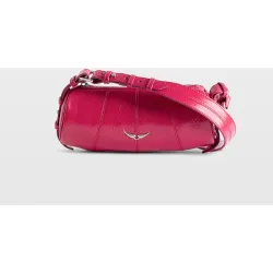 Zadig & Voltaire - Bandolera de piel charol pequeña vintage