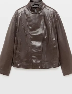 Cazadora de mujer efecto piel - Easy Wear - FashionsVida