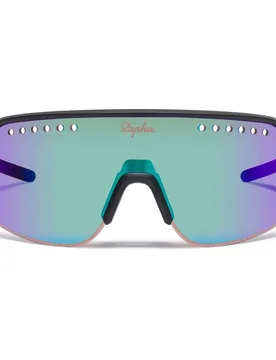 Occhiali Da Sole Explore Ricondizionato Dark Navy / Purple Green Lens - Rapha - FashionsVida