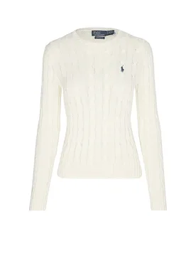 POLO Pullover Slim Fit JULIANNA creme L damen - Ralph Lauren - FashionsVida