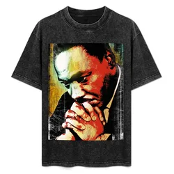 Mlk T-Shirt Trendy Print Short Sleeve T-Shirt