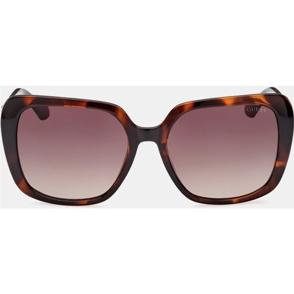 Gafa de sol de mujer oversize en color havana - Guess - FashionsVida