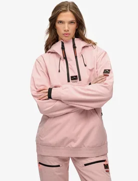 Superdry Damen Freestyle Softshell Ski-hoodie Pink - Größe: XS - 189.99 - FashionsVida