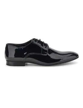 Scarpe da ballo blu lucide con suola in cuoio stringate 1720V 45 - MR.DANCE - FashionsVida