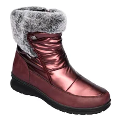 Winterstiefel mit Spikes "Karla" rot 42 Damen