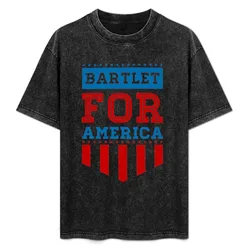 Bartlet for america T-Shirt Art Pattern Printed Casual Top