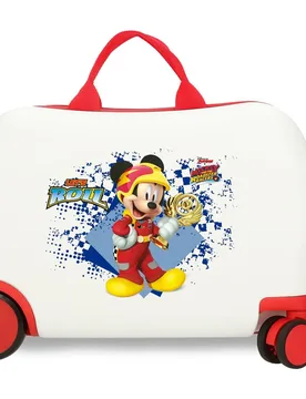 Maleta infantil 2 ruedas multidireccionales Joy Mickey con capacidad de 24L en - Disney - FashionsVida