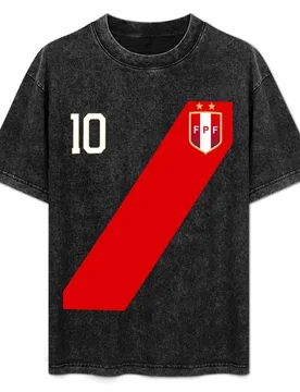 Peru Jersey Retro Style T-Shirt Fashion Casual Short Sleeve T-Shirt - Aliexpress - FashionsVida