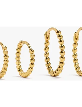 Pack de pendientes de aro con borlas unidas en liso - Parfois - FashionsVida