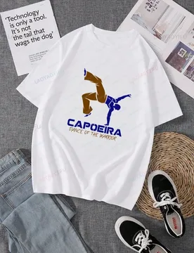 Brazilian War Dance Capoeira Print Fashion T-shirt, Warrior Dance Unisex Casual Streetwear, Spring/summer Cotton T-shirt - Aliexpress - FashionsVida