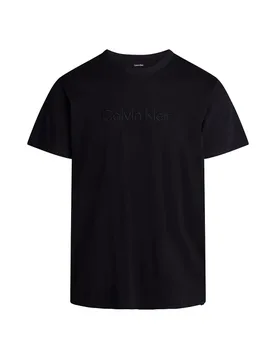 Pure Cotton T-Shirt Black male - Calvin Klein - FashionsVida