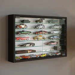 VCM Vitrine "Mandosa XL" Schwarz