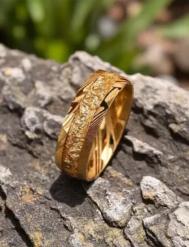 MM Damascus ring for man anillos bague homme pareja de compromiso fashion jewelry wedding bands couple custom engagement rings - Aliexpress - FashionsVida