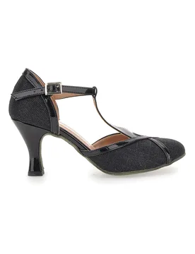 Scarpe da Ballo Nere Con Tacco Medio 4325 39 - THE FIRST DANCE - FashionsVida