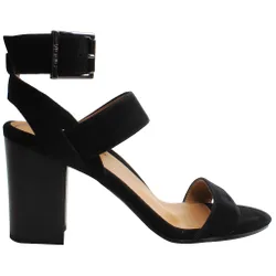 Perk Sofia Womens Black Heeled Sandals - Size Uk 6