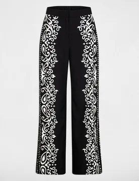Pantalón de mujer fluido estampado - Morgan - FashionsVida