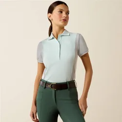 Damen Poloshirt TARYN starlight-heather grey XL