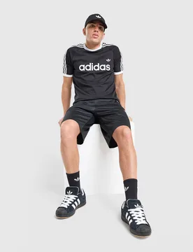 Adicolor Classics 3-Stripes Ringer T-Shirt - Herren, Schwarz - male - Size: S - adidas Originals - FashionsVida