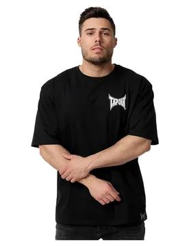 T-shirt à Manches Courtes Creekside Black / White S - TapouT - FashionsVida