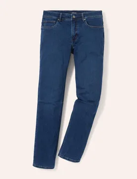 Thermojeans Five Pocket 2.0, Regular Fit#normale Größen#schlanke Größen#untersetzte Größen, Farbe Blau, 58, warmes Baumwollfutter elastisch und - Walbusch - FashionsVida
