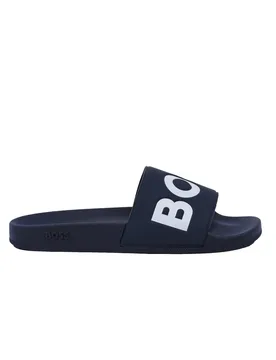 Mens Aryeh_slid_rblg Slider Dark Blue - Navy - Size Uk 7 - Hugo Boss Black - FashionsVida